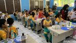 Senyum Ceria Anak SD di Bogor Terima Makan Bergizi Gratis