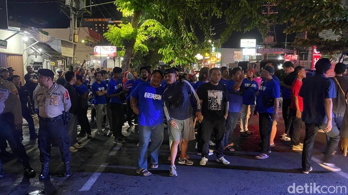 Suasana Jalan Gadjah Mada Semarang saat debat Pilwalkot Semarang, Jumat (1/11/2024).