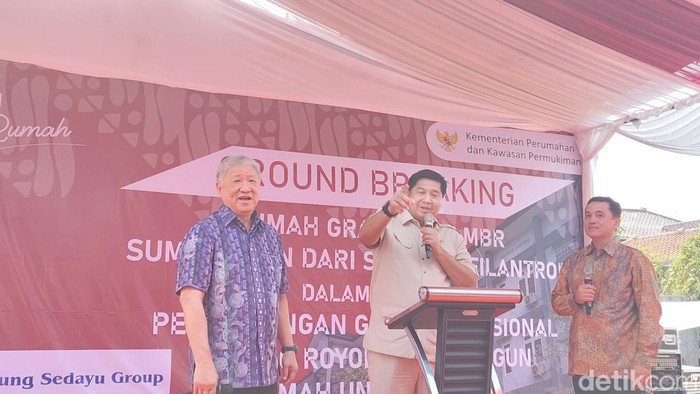 Sugianto Kusuma, Ketua Agung Sedayu Group dan Maruarar Sirait Menteri PKP