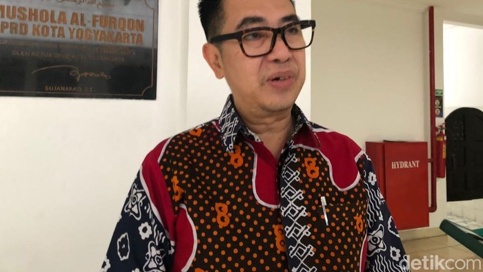 Wakil Ketua DPRD Kota Jogja, Sinarbiyat Nujanat ditemui di gedung DPRD Kota Jogja, Jumat (1/11).