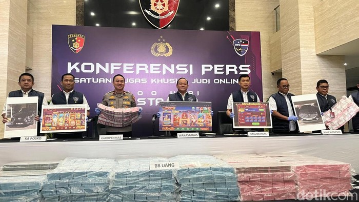 Bareskrim Polri mengungkap kasus judi online (judol) (Rumondang N/detikcom)