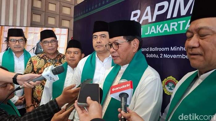 Cagub Jakarta nomor urut 3 Pramono Anung (Brigitta Belia/detikcom)