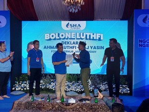 Bolone Luthfi Solo Deklarasi Menangkan Luthfi-Yasin di Pilgub Jateng 2024
