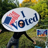 Katy Perry memanfaatkan momen Halloween 2024 untuk mengajak masyarakat ikut pemilu AS yang akan digelar pada 5 November mendatang.(Foto: Instagram)