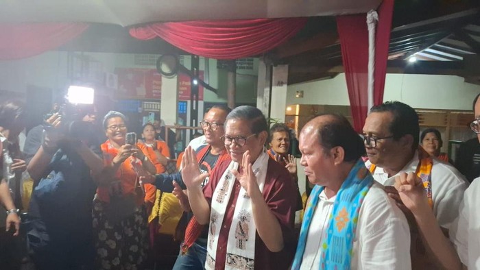 Pramono hadiri deklarasi dukungan Masyarakat Karo Jakarta (Belia/detikcom)