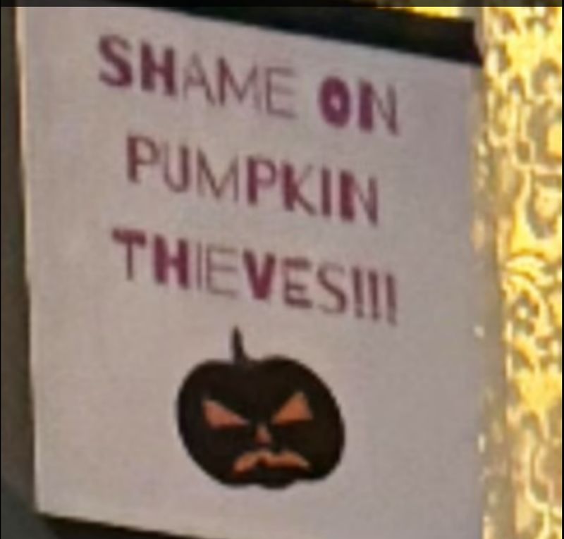 Sarah Jessica Parker Sarah Jessica Parker marah labu Halloween dicuri orang.