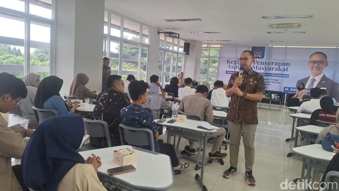 Wakil Ketua MPR RI Eddy Soeparno di IPB (Rizky Adha/detikcom)