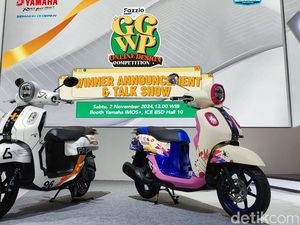 Yamaha Umumkan Pemenang Kontes Fazzio GGWP di IMOS 2024