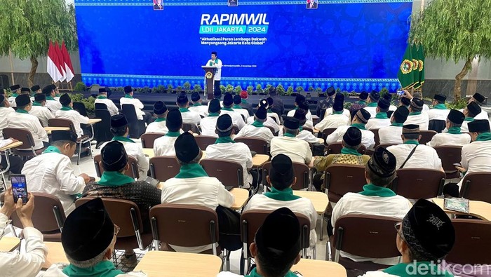 Aktualisasi Peran Lembaga Dakwah di Jakarta Kota Global LDII DKI Jakarta menggelar Rapat Pimpinan Wilayah (Rapimwil) 2024 di Grand Ballroom Minhaaajurrosyidin, Jakarta Timur. Acara yang mengangkat tema