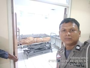 Identitas Pemobil yang Tewas Tabrakan di Muba Belum Diketahui