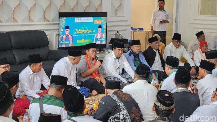 Cagub Jakarta nomor urut 3 Pramono Anung. (Adrial/detikcom)