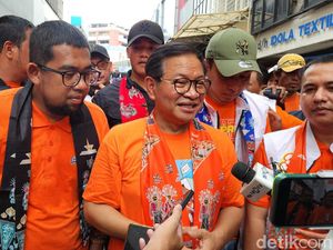Didampingi Anak Haji Lulung, Pramono Yakin Menang di Tanah Abang