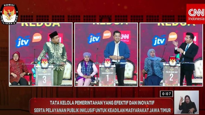debat kedua pilgub jatim 2024