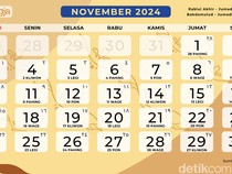 Kalender Bulan November 2024 Lengkap dengan Tanggalan Islam dan Hari Penting