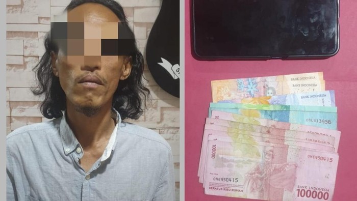Pelaku judi online di Surabaya yang diamankan.