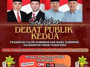 Debat Kedua Pilgub Kaltim Dimulai
