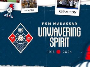PSM Makassar Usung Tema Unwavering Spirit di Usia 109 Tahun, Ini Maknanya