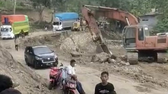 Tangkapan layar skema buka tutup di Jalur Tompo Ladang.