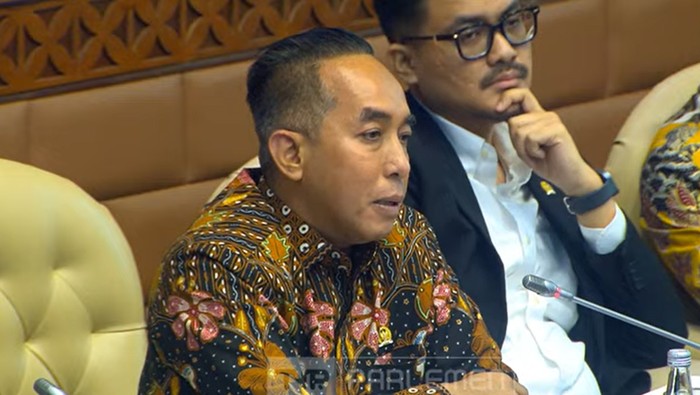 Anggota Komisi V DPR Fraksi NasDem Mori Hanafi dalam Raker Komisi V DPR Bersama Menteri PKP