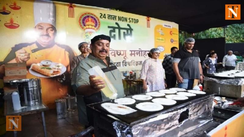 Keren! Chef Ini Pecahkan Rekor Bikin Crepes India 24 Jam Nonstop