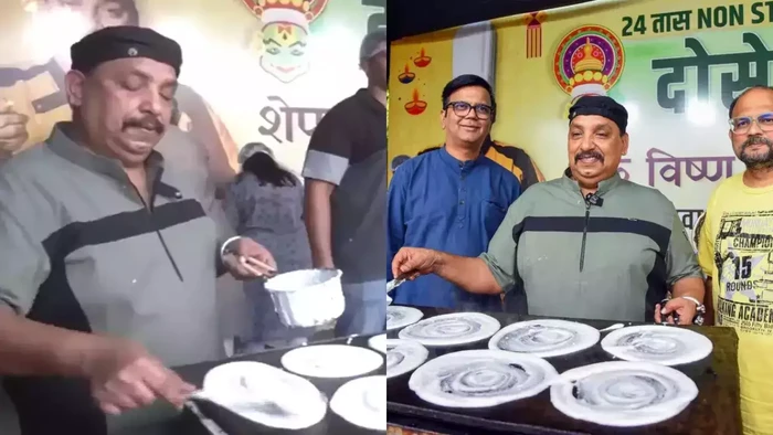 Keren! Chef Ini Pecahkan Rekor Bikin Crepes India 24 Jam Nonstop