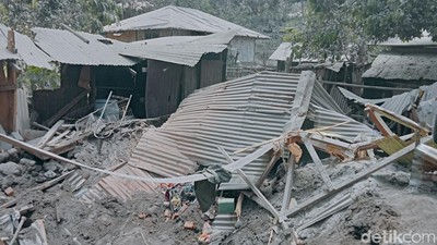 Potret Kerusakan Akibat Dahsyatnya Erupsi Gunung Lewotobi Laki-laki
