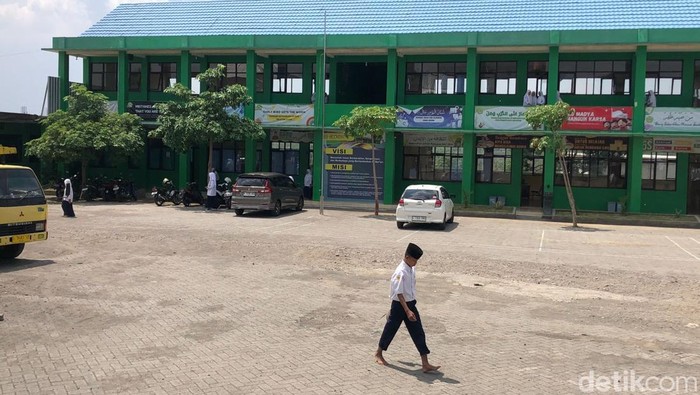Lokasi pondok pesantren tempat penganiyaan santri hingga tewas.