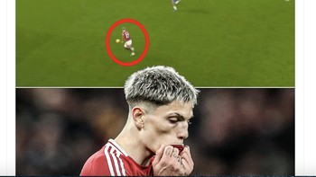 Jika Garnacho lebih cerdik, bisa saja MU menang. Foto: X.com