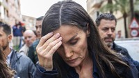 Banjir parah ini dilaporkan menerjang beberapa wilayah di Spanyol, termasuk Valencia, Catalonia, Castilla-La Mancha, dan Andalusia. (AP Photo/David Melero)  