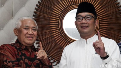 Momen Ridwan Kamil Minta Nasihat ke Din Syamsuddin