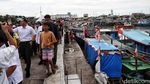 Potret AHY Tinjau Tanggul Laut Jakarta