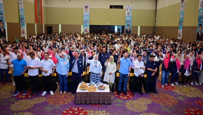 Relawan Spartan Anak Rakyat deklarasi mendukung ASS-Fatma di Pilgub Sulsel.