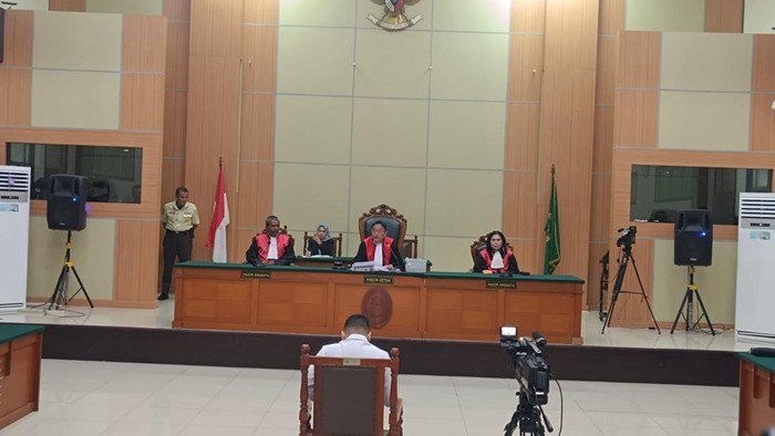 Sidang vonis Yudha Arfandi (Rizky/detikcom)