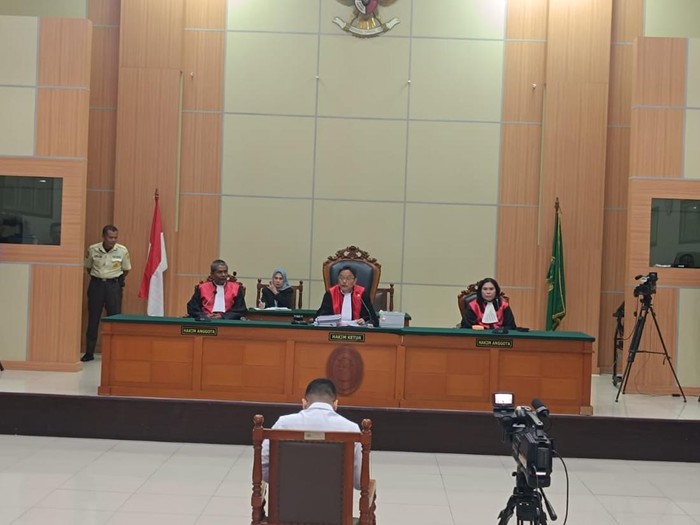 Sidang vonis Yudha Arfandi (Rizky/detikcom)