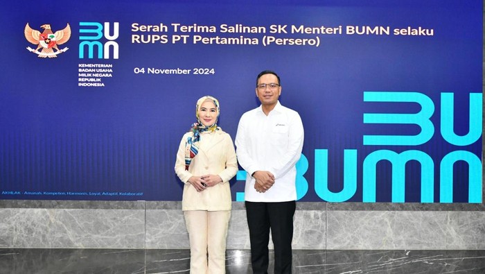 Simon Aloysius Mantiri Jadi Dirut Pertamina Gantikan Nicke Widyawati