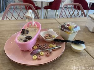 Bali Nggak Bisa Diam, Ada Dessert Unik Puding Dalam Bak Mandi