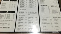 Daftar isi menu makanan