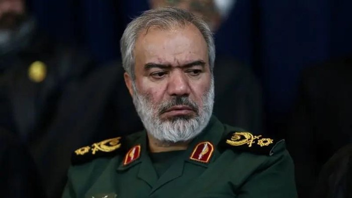Deputy commander of the Iran’s Islamic Revolutionary Guard Corps (IRGC) Ali Fadavi. (Via Reuters)