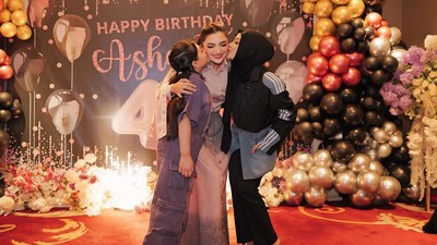 Ashanty Ultah ke-41, Kejutan Manis dan Ungkapan Cinta dari Buah Hati