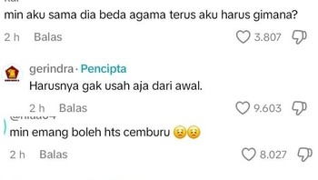 Curhat beda agama... Foto: X.com