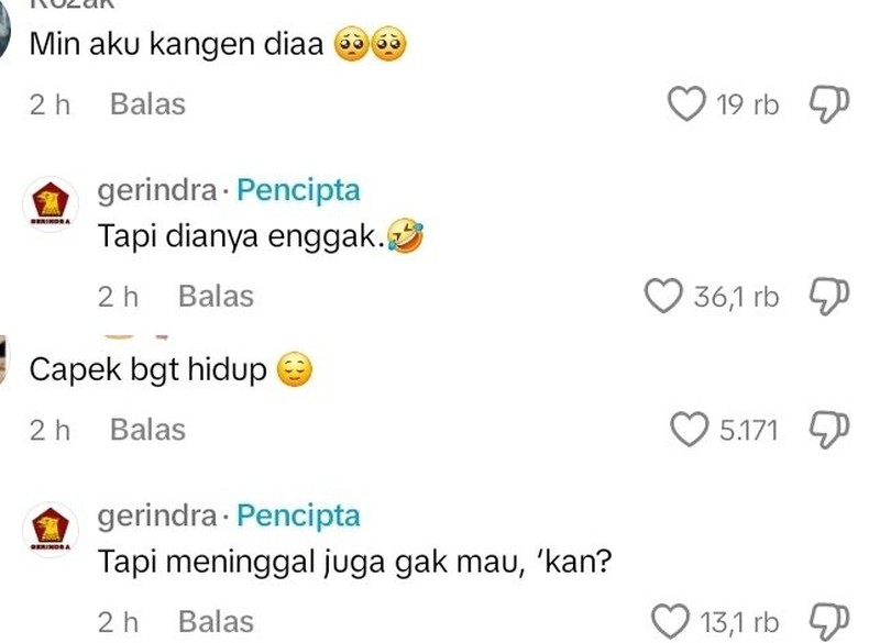 Balasan Admin Gerindra