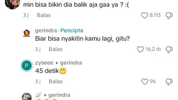 Minta mantan balik lagi... Foto: X.com