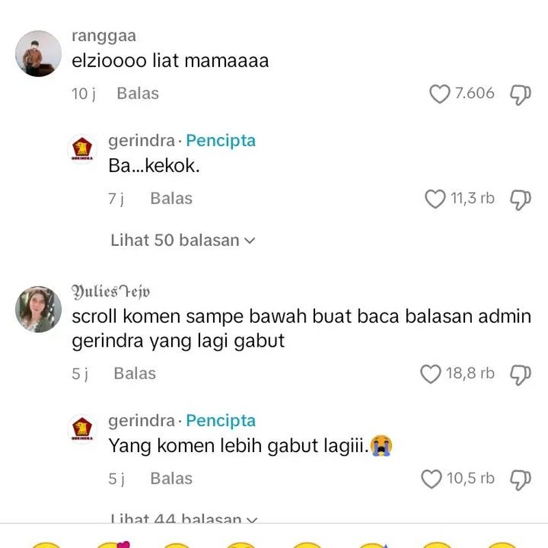 Balasan Admin Gerindra
