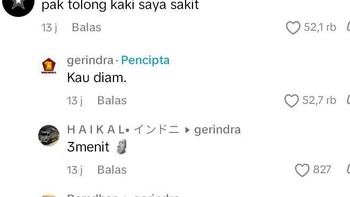 Curhat kaki sakit... Foto: X.com