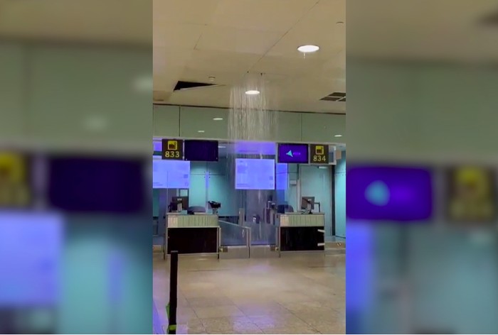 Bandara El Prat Barcelona Kebanjiran