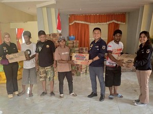 Bank Mandiri Gerak Cepat Bantu Warga Terdampak Erupsi Gunung Lewotobi