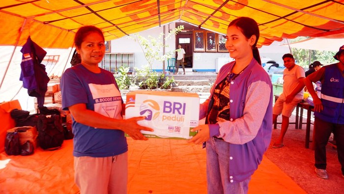 BRI Beri Bantuan untuk Korban Terdampak Erupsi Gunung Lewotobi