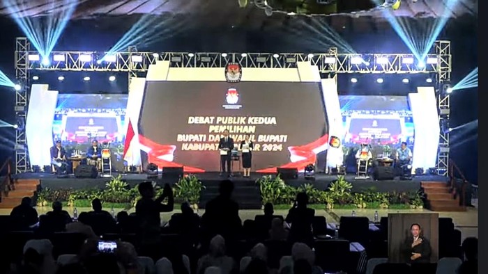 Debat kedua Pilbup Blitar.