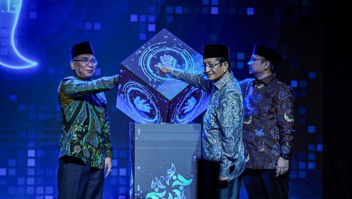 Gus Yahya, Gus Yaqut dan Menag Nasaruddin saat launching Institute for Humanitarian Islam