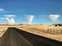 Kumpulan Penampakan Virga, Fenomena Hujan Melayang